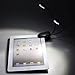 Clip on Book Light,　IREALIST Rechargeable Reading Light with Flexible Arms Dimmable Clip on Desk Light USB Cable Included Perfect for Bookworms, Reading in Bed, Music Stand
