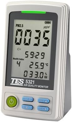 TES-5321 PM2.5 Air Quality Monitor PM2.5 : 0 to 500mg/m3
