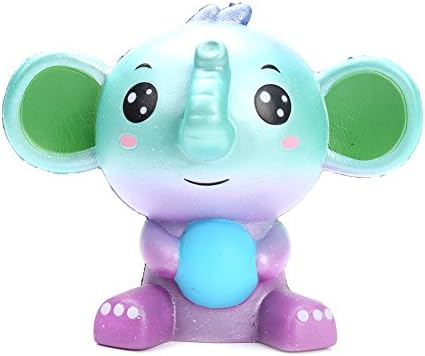 Skedee Soft Slow Rising Squishies Stress Reducer and Anxiety Relief Toys Autism Children Galaxy Squishy Doll Prime Toy Elephant Galaxy