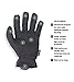 Mechanix Wear FastFit Tactical Gloves - Heavy Duty Lightweight Multipurpose Gloves - Flexible Grip & Reinforced Palm - Touchscreen Capable - Medium- Covert Black