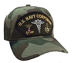 Corpsman Hat US Navy Marine Corps CAMO Ball Cap