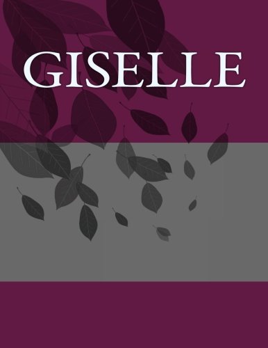 Giselle: Personalized Journals - Write In Books - Blank Books You Can Write In