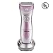 Tezam Women's Foil Shaver, 3-Blade Cordless Electric Razor for Legs Armpit Face Bikini,Wet or Dry Shaver Operation,Pink