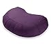 Node Fitness Organic Cotton 17″ Crescent Meditation Cushion – Purplethumb 1