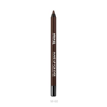 Amazon Com Make Up For Ever Aqua Xl Extra Long Lasting Waterproof Eye Pencil M 60 Matte Dark Brown 1 2g 0 04oz Beauty