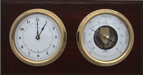 Fischer-1486-22-Marine-Barometer-with-Quartz-Clock Fischer-1486-22-Marine-Barometer-with-Quartz-Clock