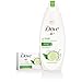 Dove Skin Care Beauty Bar For Softer Skin Cucumber and Green Tea More Moisturizing Than Bar Soap 3.75 oz, 4 Bars