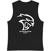 Dodge Hellcat Logo Muscle Tank Top