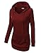 J.TOMSON Womens Solid Long Sleeve Pullover Hoodie XS-4XL (18 Colors)