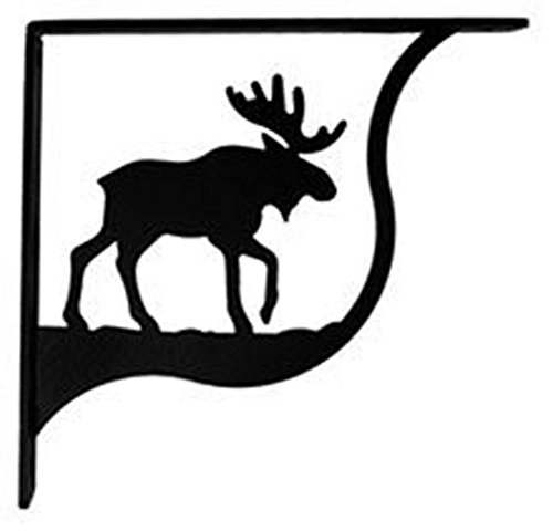 Click Here to See More Images Iron Moose Shelf Brackets Square Shelf Support 6