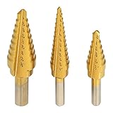 COMOWARE Step Drill Bit Set - Titanium