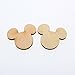 yuhoshop Wooden Mickey Mouse Head 50pcs 0.75