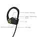 U8 ,black Bluetooth Headset, Sweatproof Wireless, Earbuds Stereo, Wireless Earbuds Compatible with iPhone XS X 8 Plus 8 Plus 7 and Samsung Bluetooth Headphones