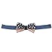 Miugle Baby Headbands,Baby Barefoot Sandals,4th of July Headbands,Baby Girl Hair Bows