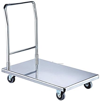 Oceans Commercial Stainless Steel Dismounting Flat Cart(Round Tube)