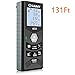 Professionl Laser Distance Meter, Liumy 131 Ft Mute Function Rangefinder, IP54 Dustproof and Waterproof with LCD Backlit for Pythagorean Modes, Area, Volume, Single-distance/Continuous Measurement