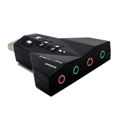 Atickbase-2-Pc-USB-to-3D-External-Sound-Card-Audio-Adapter-Virtual-71-4-Channels-CH-Sound-Mic-Speaker-Double-AdapterBlack
