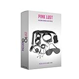 Pink Lust Bondage Kit Set Restraint Cuff Strap Slave Passion 7 Pcs Sex (Black)