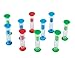 Jade Active Sand Timer Set (2 Min) Large 10pcs Pack - Colorful Set of Two Minutes Hour Glasses for Kids, Adults - Colors: Blue, Green, Red