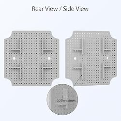 LeMotech Mounting Plate for Junction Box, ABS