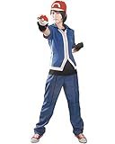 Miccostumes Men's Pokemon X and Y Ash Ketchum Cosplay Costume