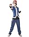 Miccostumes Men's Pokemon X and Y Ash Ketchum Cosplay Costume