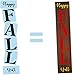 Happy Fall Y'all Porch Stencil Kit, Reusable & Sturdy, Paint Your Own Wood Sign