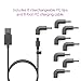 Zolt 70W Portable Laptop AC Charger Plus Kit with 8 Power Tips, USB Charging Ports and USB Extension Cable