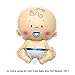 XERITA Baby Shower Decorations for Boy - Large Banner, Large 12 inch Latex Balloons, Ribbons - Party Kit for Gender Reveal Party (Blue & Gold)
