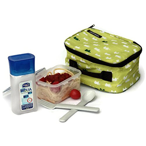 Lock & lock lunch box set with bag and water bottle…