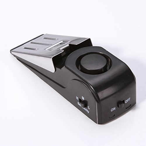 Foto4easy Home Security Wedge Door Stop Alarm System Device Intruder Alert Detection