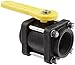 Banjo V200 Polypropylene Ball Valve, Three Piece, Standard Port, 2