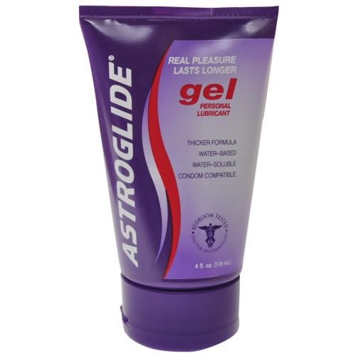 Astroglide Personal Lubricant Gel, 4-Ounce Tubes (Pack of 6) image