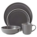 Gordon Ramsay 4-Piece Bread Street Dinnerware Set, Slate