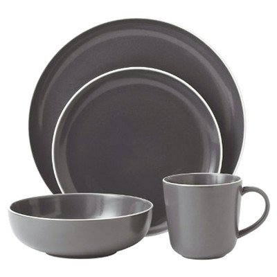 Gordon Ramsay 4-Piece Bread Street Dinnerware Set, Slate