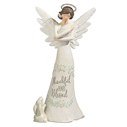 Grasslands Road Baby Guardian Angel Figurine "Thankful and