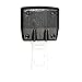 2-pack Universal Car Safety Seat Belt Seatbelt Clip Extender Extention Buckle 22mm Black