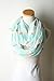 White Green Women's Hedgehog Infinity Scarf Scarves Loop Winter by corciova