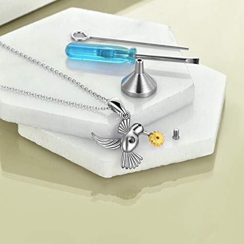 Collar Urna Cremación árbol De La Vida - Para Cenizas O Recuerdos, Acero Inoxidable, Con Kit De Relleno Y Cadena Extensible