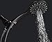 Wellness & Co Aquarius Oil Rubbed Bronze Shower Head with Handheld Spray and Extra Long Hose, Modern Style, 6 Settings, 4.9