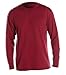 Duofold by Champion Thermals Men`s Long-Sleeve Base-Layer Shirt, Red, M