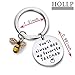 HOLLP Teacher Keyring Gift Teacher Appreciation Teacher Keepsake End of Year Gift (Keychain)