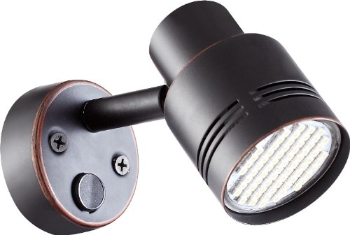 Green LongLife 12-Volt 190 Lumens RV LED Reading Light Fixture Natural White (Oil-Rubbed Bronze)