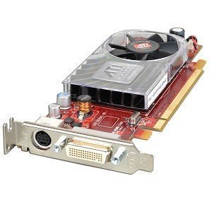 ATI Radeon HD 3450 256MB DDR2 PCI Express (PCI-E) DMS-59 Low Profile Video Card w/TV-Out & DMS-59 Cable