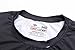 Red Plume Men's Sport Compression Shirt ， Super Logo Fitness Long Sleeve Topt (M, Black)