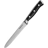Cuisinart 5.5" Triple Rivet Serrated Utility Knife with Blade Guard (TRC-HSUC)