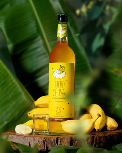 Licor de Banana Quero Chuva Cachaça Bananinha 750ml