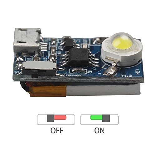 RCstyle Cree LED White Strobe Light for Compatible with DJI Mavic 2 Pro/Zoom/Air/Pro Platinum/Spark/Phantom 2/3/4(2 pcs) - Thumbnail 7