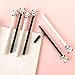 12pcs 0.5mm Cute Kawaii Animal Panda Pens Black Ink Gel Pens Fine Point Roller Pens (White)