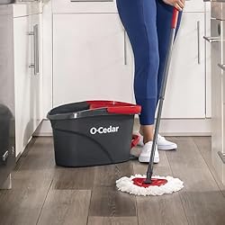 O-Cedar Easywring Microfiber Spin Mop & Bucket